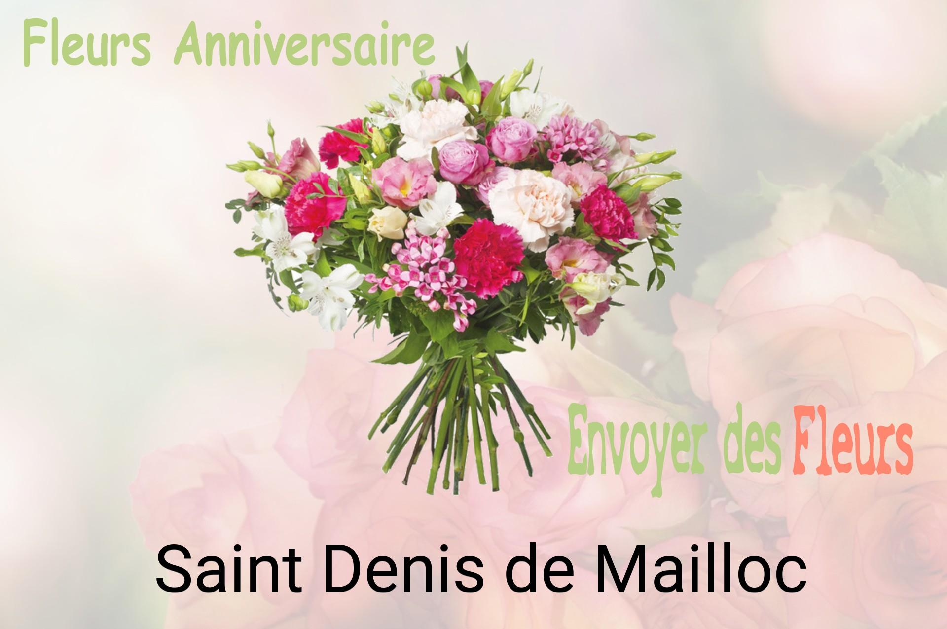 Bouquet de fleurs d’anniversaire livré à Saint-Denis-de-Mailloc